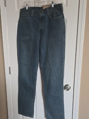 Carhartt Mens Straight Leg Jeans - Dark Blue